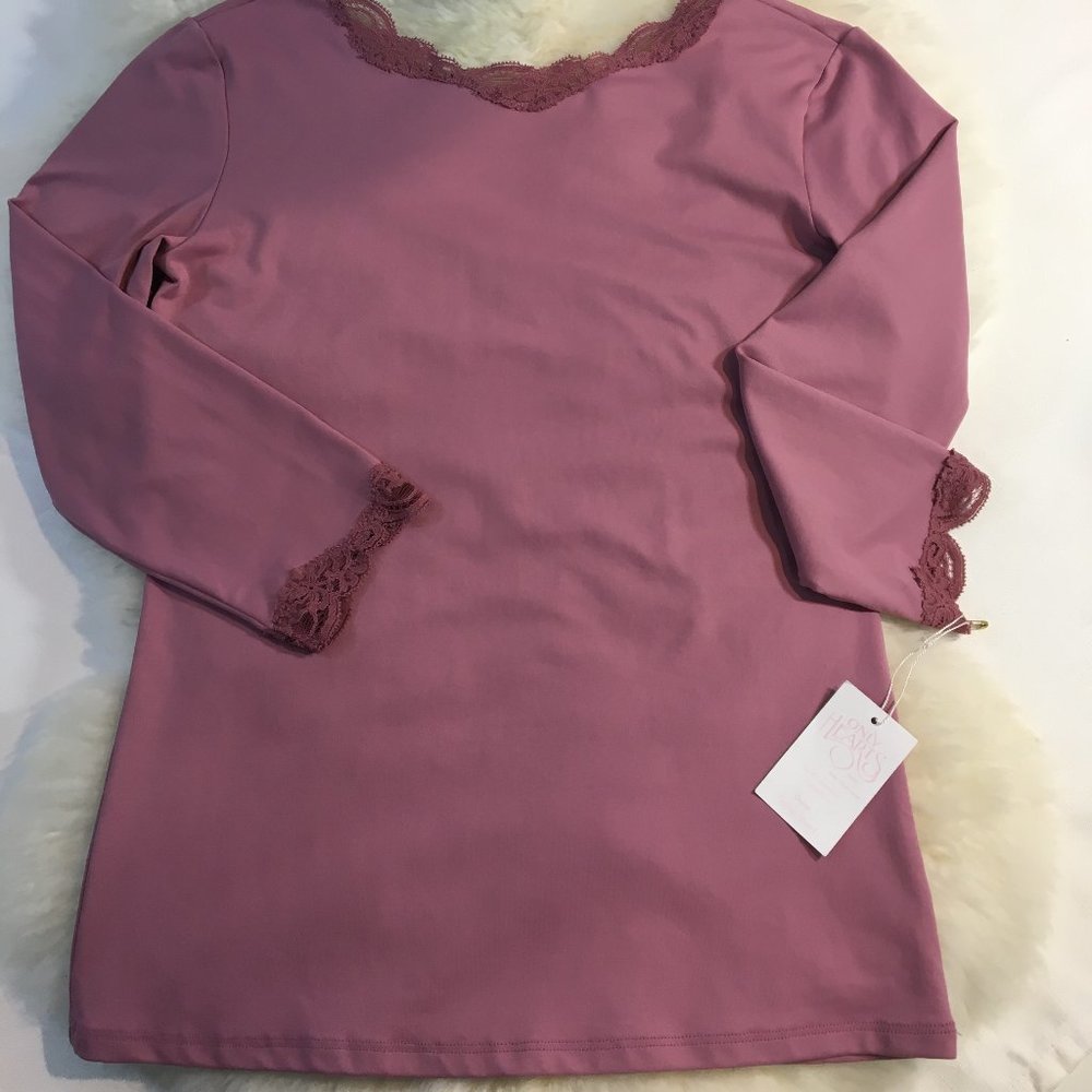 Only Hearts Pajama Top Lingerie Comfy Cute Sexy
